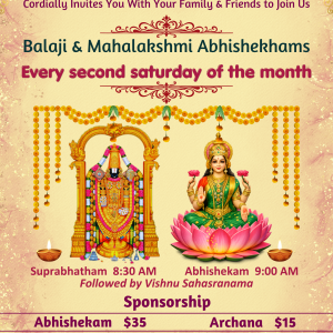 Balaji Abhishekam Balaji Abhishekam